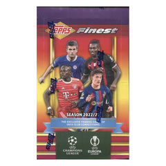2022/23 Topps Finest Flashbacks UEFA Club Competitions Soccer Hobby Box