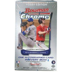 2012 Bowman Chrome Baseball Hobby Box