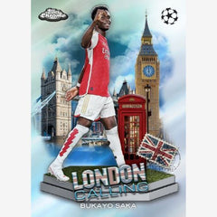 2023/24 Topps Chrome UEFA Club Competitions Soccer Jumbo Box
