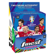 2023 Topps Finest Road to UEFA Euro 2024 Soccer Hobby Box
