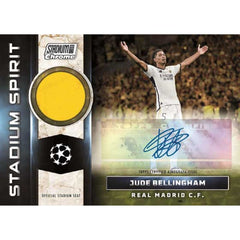2023/24 Topps Stadium Club Chrome UEFA Club Competitions Soccer Hobby Box