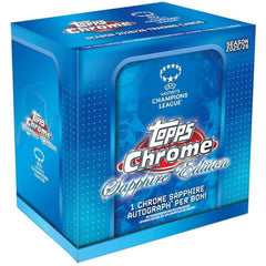 2025/26 Topps Chrome Sapphire UEFA Women's Champions League Soccer Box