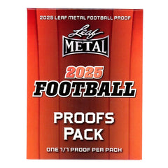 2025 Leaf Metal Football 1/1 Proof Pack