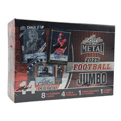 2025 Leaf Metal Football Jumbo Box