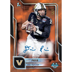 2025 Bowman Chrome University Football Sapphire Edition Box