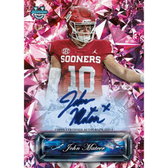2025 Bowman Chrome University Football Sapphire Edition Box