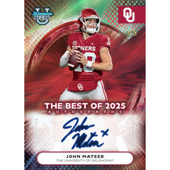 2025 Bowman's Best University Football Hobby Box