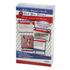 2025 Historic Autographs Did You Know? Hobby Box