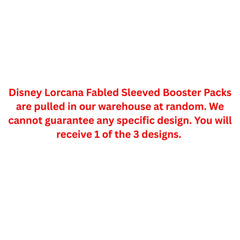 Disney Lorcana Fabled Sleeved Booster Pack