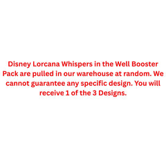 Disney Lorcana Whispers in the Well Booster Pack