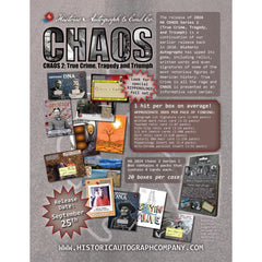 2024 Historical Autographs Chaos Series 2 Hobby Box