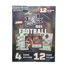 2024 Leaf Heroes & Prospects Football Jumbo Box