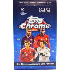 2018/19 Topps Chrome UEFA Champions League Soccer Hobby Box