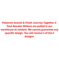 Pokemon Scarlet & Violet Journey Together 3-Pack Booster Blister