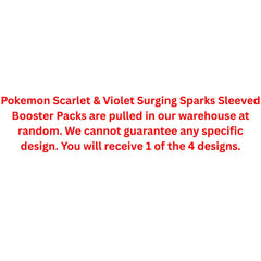 Pokemon Scarlet & Violet Surging Sparks Sleeved Booster Pack