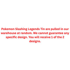 Pokemon Slashing Legends Tin