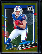 2023 Panini Donruss Dalton Kincaid Rookie Gold Press Proof /50 Bills