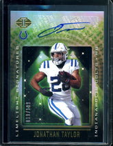 2021 Panini Illusions Jonathan Taylor Limelight Signatures Auto /199 Colts