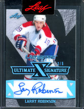 2023 Leaf Ultimate Hockey Larry Robinson Ultimate Signature Auto /6