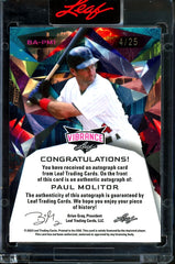 2023 Leaf Vibrance Paul Molitor Auto /25