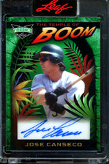 2023 Leaf Vibrance Jose Canseco The Temple of Boom Auto /7