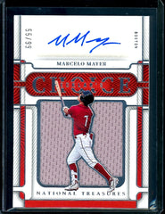 2023 Panini National Treasures Marcelo Mayer Ecklar's Choice Patch Auto /99 Red Sox
