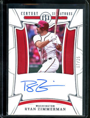 2023 Panini National Treasures Ryan Zimmerman Century Signatures Auto /25 Nationals