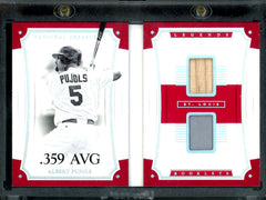 2017 Panini National Treasures Albert Pujols Legends Booklet Patch /99 Cardinals