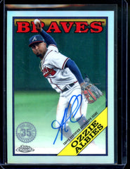 2023 Topps Chrome Ozzie Albies 1988 Topps Auto /50 Braves