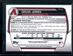 2023 Bowman Chrome Druw Jones 1st Bowman Auto Diamondbacks