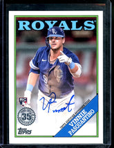2023 Topps Vinnie Pasquantino Rookie 1988 Topps Auto Royals