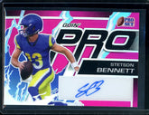 2023 Leaf Pro Set Metal Stetson Bennett Goin' Pro Auto Pink /10 Rams