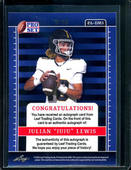 2023 Leaf Pro Set Metal Julian "JuJu" Lewis Rookie Auto Purple Mojo /10