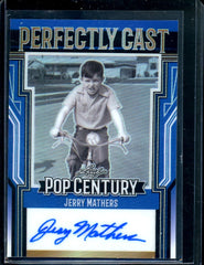 2023 Leaf Pop Century Jerry Mathers Perfectly Cast Auto Blue /10