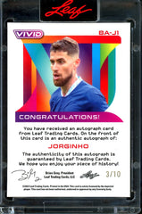 2022 Leaf Vivid Soccer Jorginho Auto /10