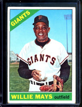 1966 Topps Willie Mays Giants