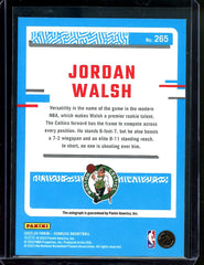 2023/24 Panini Donruss Choice Jordan Walsh Rookie Auto Blue /49 Celtics