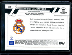 2023 Topps Chrome Athenea Del Castillo Gold /50 Real Madrid