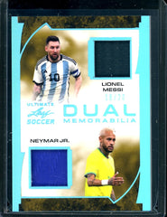 2022 Leaf Ultimate Soccer Lionel Messi/Neymar Jr. Dual Patch /20