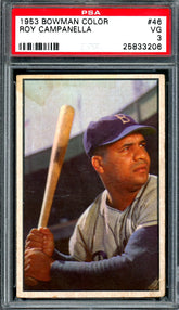 1953 Bowman Color Roy Campanella #46 PSA 3 Dodgers