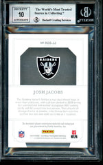 2019 Panini National Treasures Josh Jacobs Rookie Glove RPA /25 BGS 9 Raiders