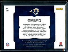 2016 Panini Donruss Signature Series Jared Goff Rookie RPA Rams