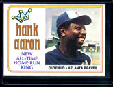 1974 Topps Hank Aaron All-Time Home Run King Braves