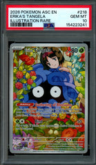 2026 Pokemon Ascended Heroes Erika's Tangela 218/217 PSA 10