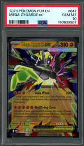 2026 Pokemon Perfect Order Mega Zygarde EX 047/088 PSA 10