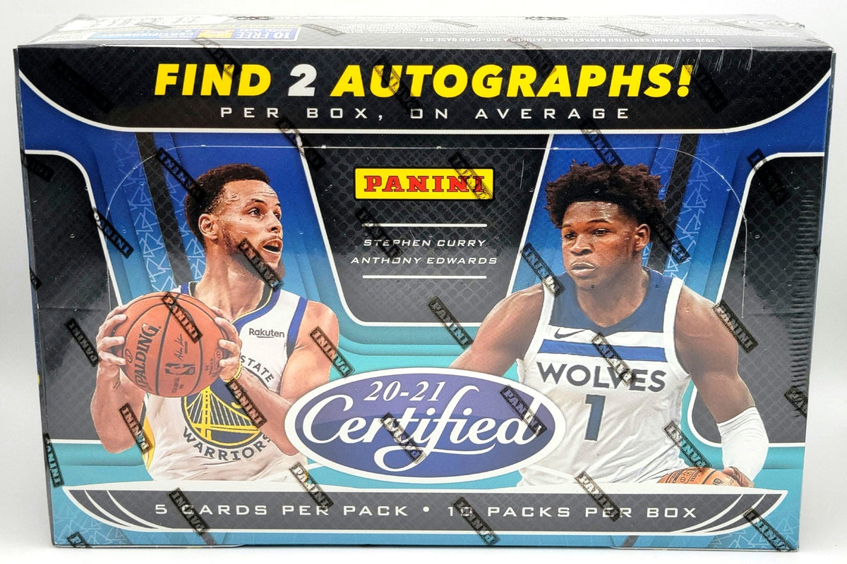 2020/21 Panini Certified Basketball Hobby Box