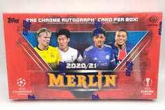 2020/21 Topps Merlin Chrome UEFA Soccer Hobby Box