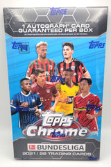 2021/22 Topps Chrome Bundesliga Soccer Hobby Box