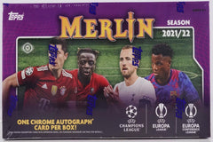 2021/22 Topps Merlin Chrome UEFA Champions League Soccer Hobby Box