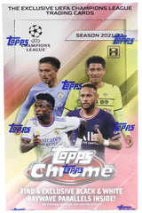 2021/22 Topps Chrome UEFA Champions League Soccer LITE Hobby Box